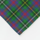 Scottish Clan Wood Tartan Fleece Deken (Hoek)