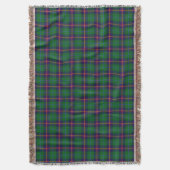Scottish Clan Young Tartan Deken (Voorkant Verticaal)