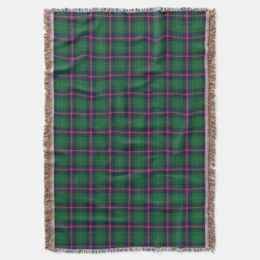 Scottish Clan Young Tartan Deken (Voorkant Verticaal)