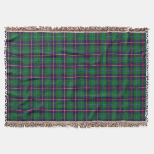 Scottish Clan Young Tartan Deken (Voorkant)