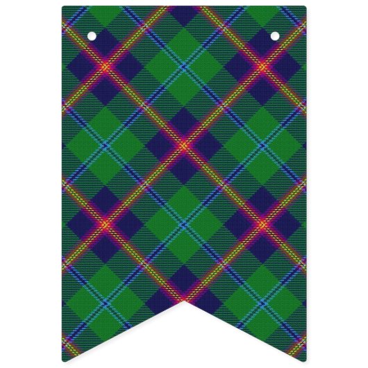 Scottish Clan Young Tartan Vlaggetjes (Tweede vlag)