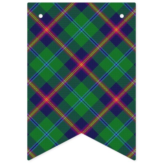 Scottish Clan Young Tartan Vlaggetjes (Derde vlag)