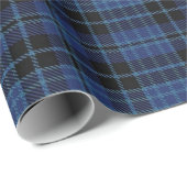 Scottish Clergy Blue White Tartan Pset Cadeaupapier (Rol Hoek)