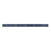 Scottish Clergy Classic Blue White Tartan Satijnen Lint (Voorkant)