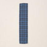 Scottish Clergy Tartan Pset Sjaal<br><div class="desc">Een sjaal feest met het ontwerp van de blauwe en zwarte Schots-tartaanpleister.</div>