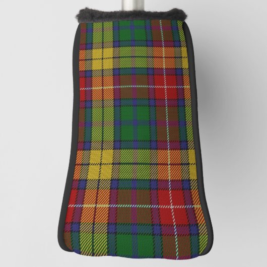 Scottish Colors Clan Buchanan Tartan Pset Golfheadcover (Draai 90)