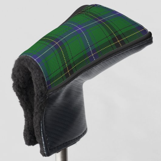 Scottish Colors Clan Henderson Tartan Pset Golfheadcover (3/4 voorkant)