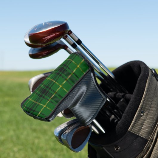 Scottish Colors Clan MacArthur Tartan Pset Golfheadcover (Insitu)