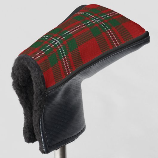 Scottish Colors Clan MacGregor Tartan Pset Golfheadcover (3/4 voorkant)