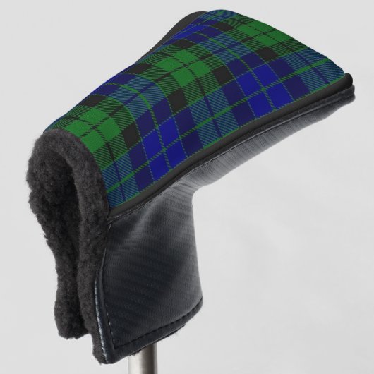 Scottish Colors Clan MacKay Tartan Pset Golfheadcover (3/4 voorkant)