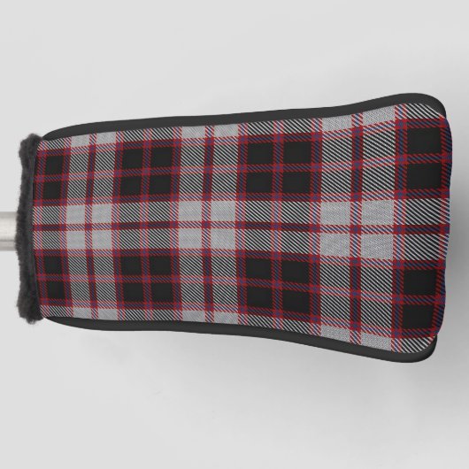 Scottish Colors Clan MacPherson Tartan Pset Golfheadcover (Voorkant)