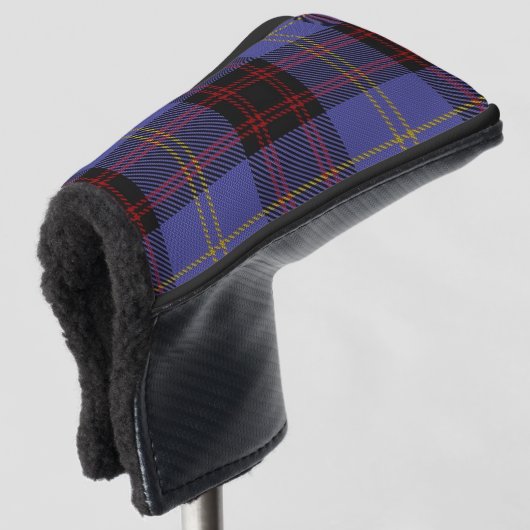 Scottish Colors Clan Rutherford Tartan Pset Golfheadcover (3/4 voorkant)