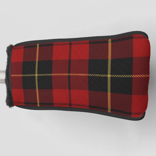Scottish Colors Clan Wallace Tartan Pset Golfheadcover (Voorkant)