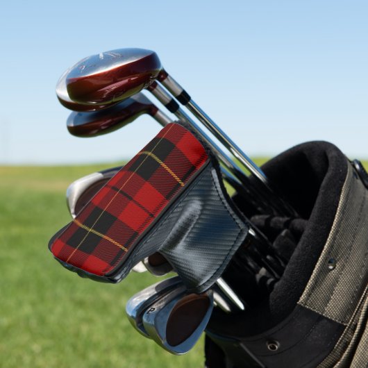 Scottish Colors Clan Wallace Tartan Pset Golfheadcover (Insitu)