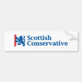 Scottish Conservative Logo Bumpersticker (Voorkant)