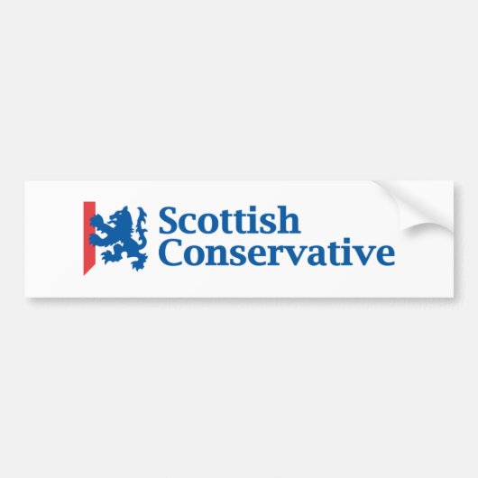Scottish Conservative Logo Bumpersticker (Voorkant)