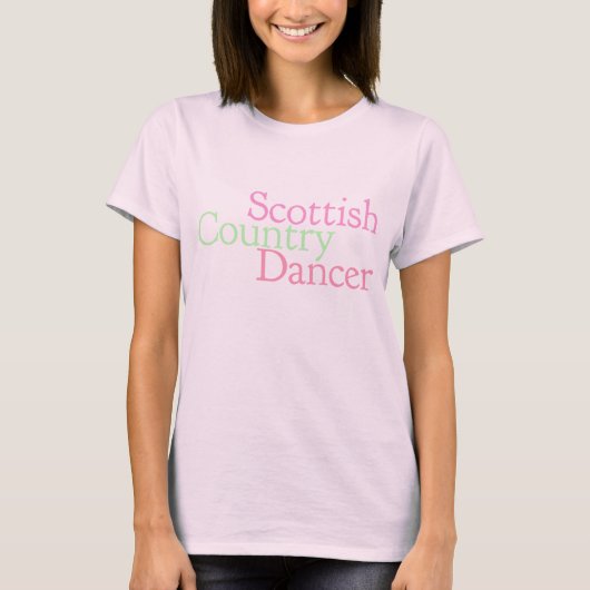 Scottish Country Dancer T-shirt (Voorkant)
