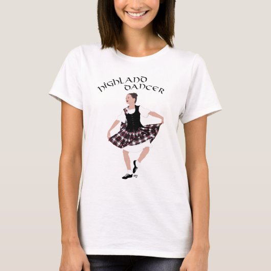 Scottish Country Dancer T-shirt (Voorkant)