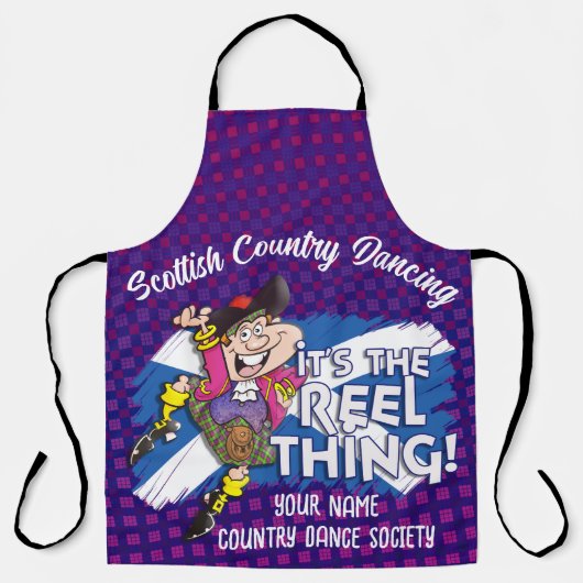 Scottish Country Dancing - Het is de Reel Thing! Schort (Voorkant)