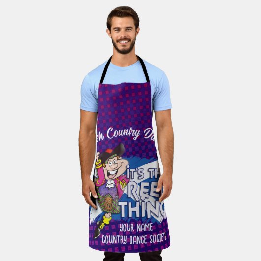 Scottish Country Dancing - Het is de Reel Thing! Schort (Gedragen)