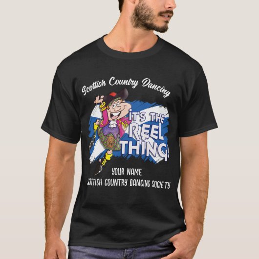 Scottish Country Dancing - Het is de Reel Thing! T-shirt (Voorkant)