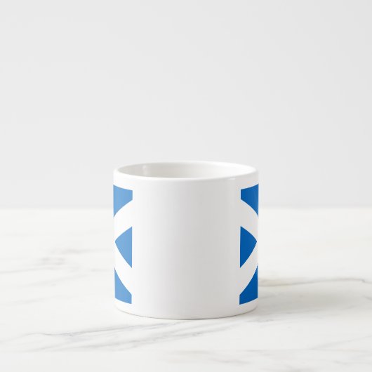 Scottish Cross Scotland Colors Espresso Kop (Voorkant)