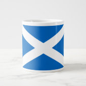 Scottish Cross Scotland Colors Grote Koffiekop (Voorkant)