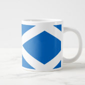 Scottish Cross Scotland Colors Grote Koffiekop (Rechts)