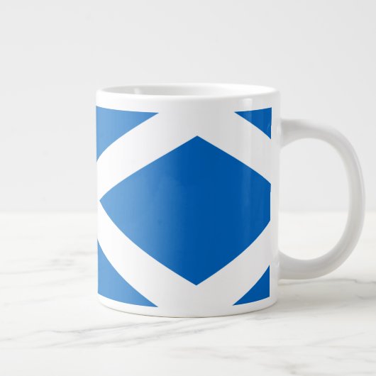 Scottish Cross Scotland Colors Grote Koffiekop (Rechts)