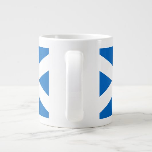 Scottish Cross Scotland Colors Grote Koffiekop (Achterkant)