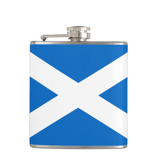 Scottish Cross Scotland Colors Heupfles (Voorkant)