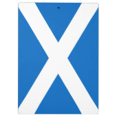 Scottish Cross Scotland Colors Klembord (Achterkant)