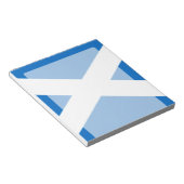 Scottish Cross Scotland Colors Notitieblok (Schuin)