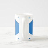 Scottish Cross Scotland Colors Porselein Kop (Achterkant)