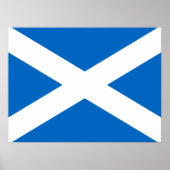 Scottish Cross Scotland Colors Poster (Voorkant)