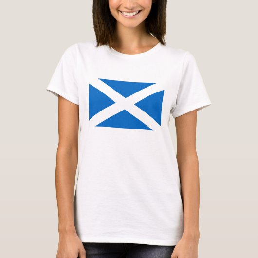 Scottish Cross Scotland Colors T-shirt (Voorkant)