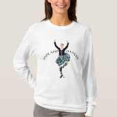 Scottish Dancer Highland Fling T-shirt (Voorkant)