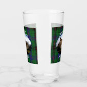 Scottish Davidson Clan Castle Tartan Family Glass Glas (Links)