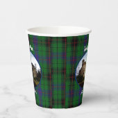 Scottish Davidson Clan Castle Tartan Papieren Bekers (Links)
