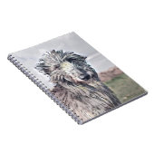 Scottish Deerhound Art Spiral Notitieboek (Rechterzijde)