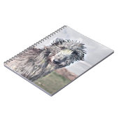 Scottish Deerhound Art Spiral Notitieboek (Linkerzijde)