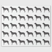 Scottish Deerhound Basic Hondenras Silhouette Cadeaupapier (Vlak)