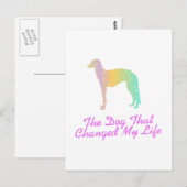Scottish Deerhound Briefkaart (Voorkant / Achterkant)