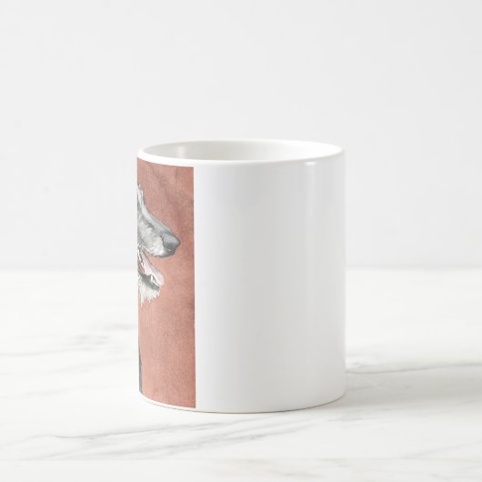 Scottish Deerhound Dog Art Mok (Center)