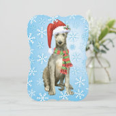 Scottish Deerhound Feestdagenkaart (Staand voorkant)