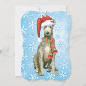 Scottish Deerhound Feestdagenkaart (Voorkant)