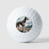 Scottish Deerhound Golfballen (Voorkant)