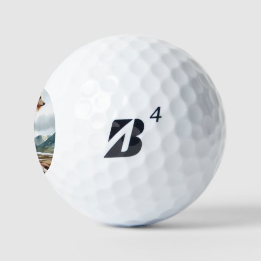 Scottish Deerhound Golfballen (Logo)