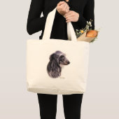 Scottish Deerhound Grote Tote Bag (Voorkant (product))