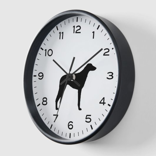 Scottish Deerhound Hondenras Silhouette (Hoek)